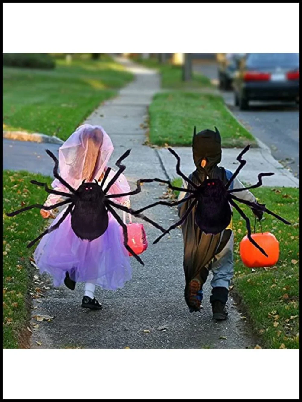 Giant Halloween Spider Costume with Candy Backpack - Kids Cosplay Prop